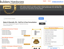 Tablet Screenshot of builder-hardware.eindiabusiness.com