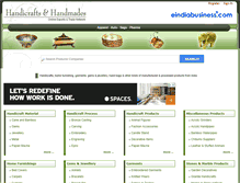 Tablet Screenshot of handicraft.eindiabusiness.com